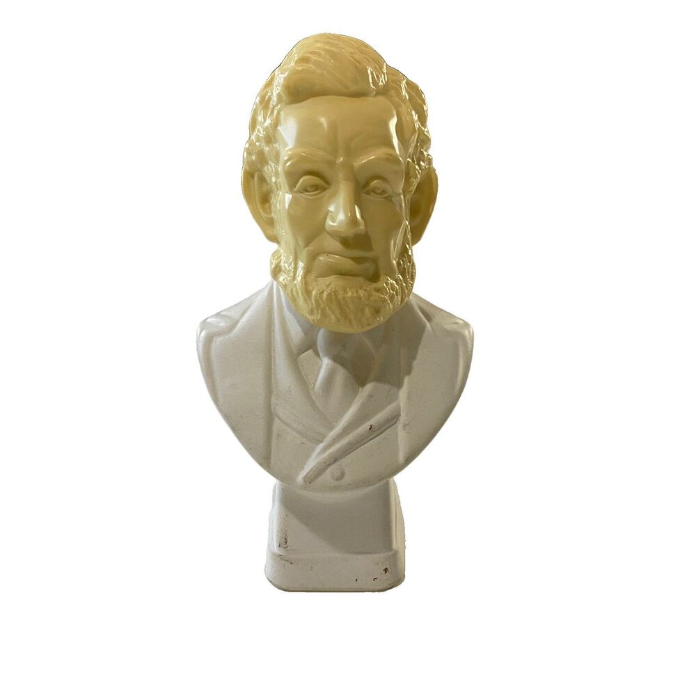 Vtg Avon Bottle 1975 President Abraham Lincoln Tai Winds After Shave Empty